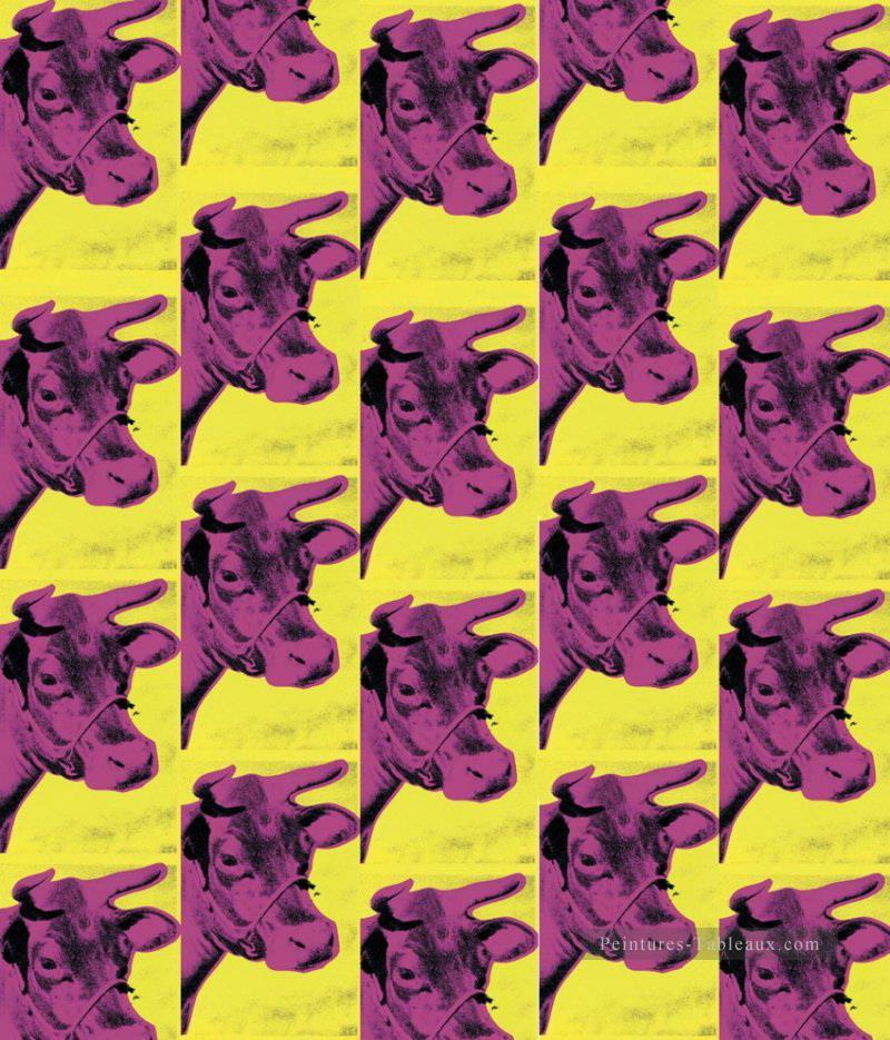 Vaches jaunes Andy Warhol Peintures à l'huile